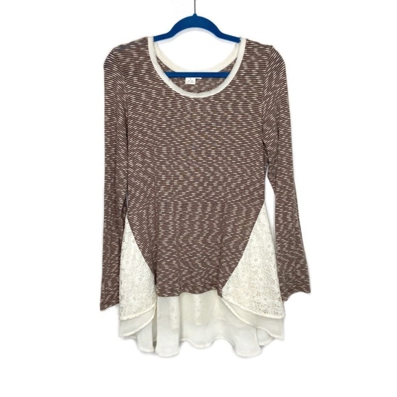 Anthro Clu + Willoughby Kittery Pullover Knit Top - Picture 1 of 12